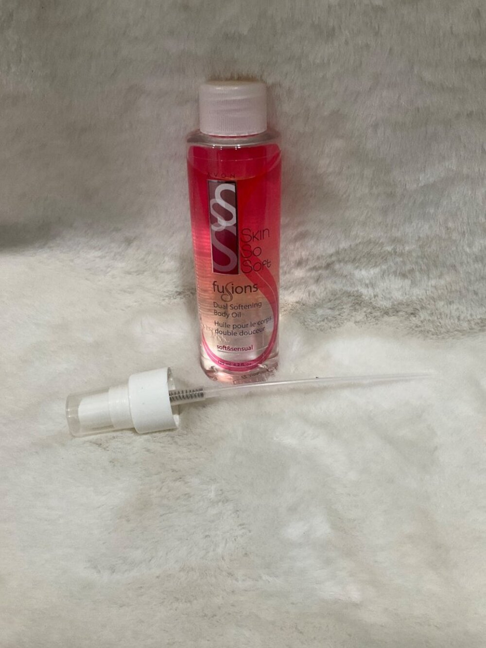 Avon Skin So Soft Fusions Dual Softening Body Oil 4.2 Fl Oz NEW Spray - Picture 4 of 5